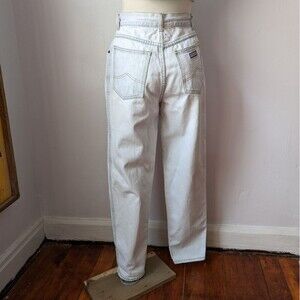 Vintage Distressed Light Wash High Waisted Bugle Boy Jeans- 27" Waist